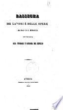 Rassegna dei lavori e delle opere del dott. B.G. Miraglia intorno alla fisiologia e patologia del cervello