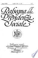 Rassegna della previdenza sociale
