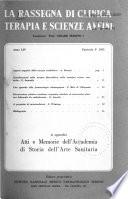 Rassegna di clinica, terapia e scienze affini