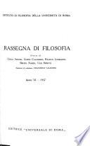 Rassegna di filosofia