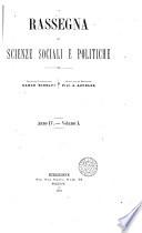 Rassegna di scienze sociali e politiche ...