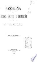Rassegna di scienze sociali e politiche ...