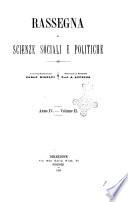 Rassegna di scienze sociali e politiche