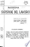 Rassegna di statistiche del lavoro
