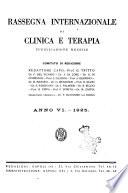 Rassegna internazionale di clinica e terapia