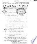 Rassegna italiana politica letteraria e artistica