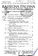Rassegna italiana politica letteraria e artistica
