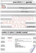 Rassegna musicale Curci