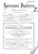 Rassegna pugliese di scienze, lettere ed arti