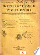 Rassegna settimanale della stampa estera