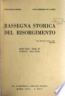 Rassegna storica del Risorgimento