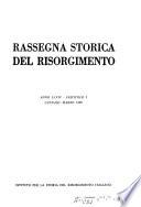 Rassegna storica del Risorgimento