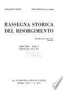 Rassegna storica del Risorgimento