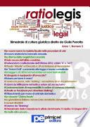 Ratio Legis (Numero 3, Anno 2016)