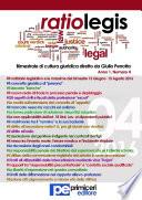 Ratio Legis (Numero 4, Anno 2016)