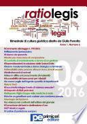 Ratio Legis (Numero 6, Anno 2016)