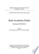 Reale accademia d'Italia