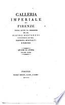 Reale galleria di Firenze illustrata serie 1. Quadri di storia vol. 1. -3.!