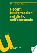 Recenti trasformazioni nel diritto dell'economia