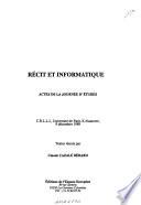 Récit et informatique