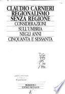 Regionalismo senza regione