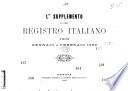 Registro italiano per la classificazione dei bastimenti Libro registro