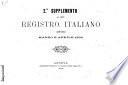 Registro italiano per la classificazione dei bastimenti Libro registro