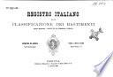 Registro italiano per la classificazione dei bastimenti Libro registro