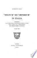 Regnum ed imperium in Italia