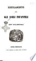 Regolamento per gli asili infantili in Faenza