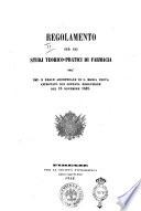 Regolamento per gli studj teorico-pratici di farmacia nell'imp. e reale arcispedale di S. Maria nuova approvato con sovrana risoluzione del 16 novembre 1849