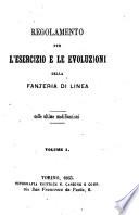 Regolamento per l'esercizio e le evoluzioni della fanteria di linea