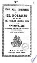 Regole della Congregazione del SS. Rosario eretta nella venerabile ..