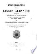 Regole grammaticali della lingua albanese