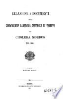 Relatione e documenti della commissione sanitaria centrale di Trieste sul cholera morbus nel 1866