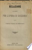 Relazione del Comitato per l'opera di soccorsi alle famiglie povere dei combattenti