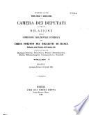 Relazione della Commissione parlamentare d'inchiesta sul corso forzoso dei biglietti di banca deliberata nella Tornata del 10 marzo 1868 Sessione 1867-68