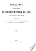 Relazione della Giunta per l'inchiesta sulle condizioni della Sicilia