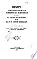 Relazione su la R. Scuola Normale femminile di Catanzaro del direttore cav. Pasquale Barba discorso del professore Giovanni Lovadina