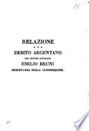 Relazione sul debito Argentano