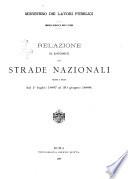 Relazione sul mantenimento delle strade nazionali per l'esercizio ...