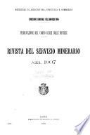 Relazione sul Servizio Minerario