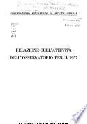 Relazione sull'attività