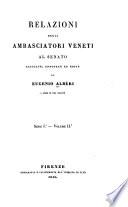 Relazioni degli ambasciatori veneti al Senato