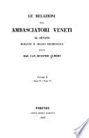 Relazioni degli ambasciatori veneti al Senato