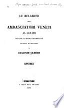 Relazioni degli ambasciatori veneti al Senato
