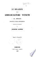 Relazioni degli ambasciatori veneti