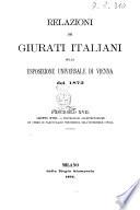 Relazioni dei giurati italiani sulla Esposizione universale di Vienna del 1873