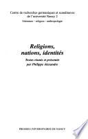 Religions, nations, identités