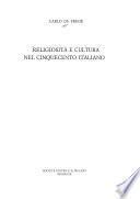 Religiosità e cultura nel Cinquecento italiano